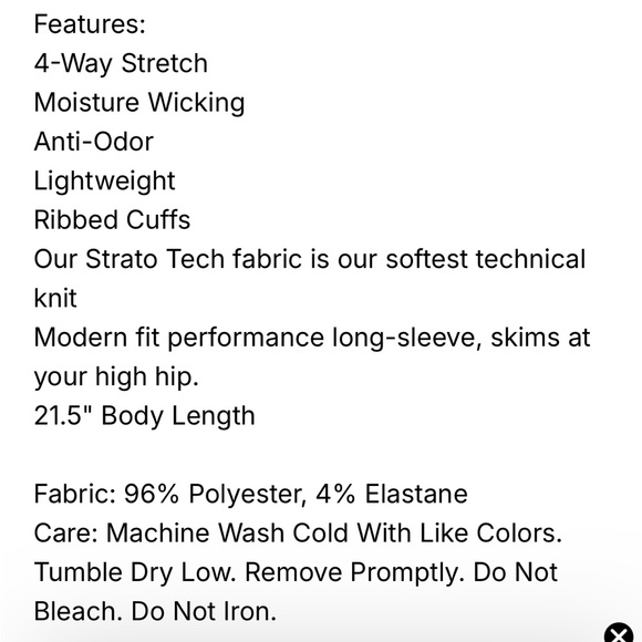 Vuori Daydream Lightweight Crew Long Sleeve Tee Shirt M Cape Heather - Picture 2 of 9